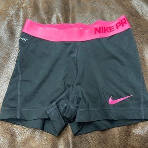 Nike Pro’s Black and Pink